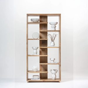 Premium Designer Wooden Bookshelf for <b>Office</b> and Library Solid Wood Multi <b>Shelf</b> Storage Unit for Home Study Room <b>Office</b> - Product Image 3