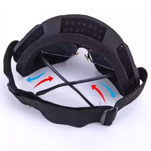 หน้ากากหมวกกันน็อคแบบเต็มหน้าสำหรับผู้ชายหน้ากากป้องกันยูวีกันฝุ่นแว่นตาวินเทจสำหรับขี่มอเตอร์ไซค์ - Product Image 2