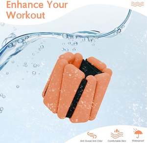 FUXI unisexe haute qualité réglable Silicone + fer cheville poignet poids crochet boucle fermeture Durable entraînement exercice course - Product Image 2