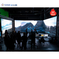 7680Hz P1.9 P2.6 2.6Mm incurvé 8K Led panneau mural vidéo pour la production virtuelle Cave Led écran d'affichage