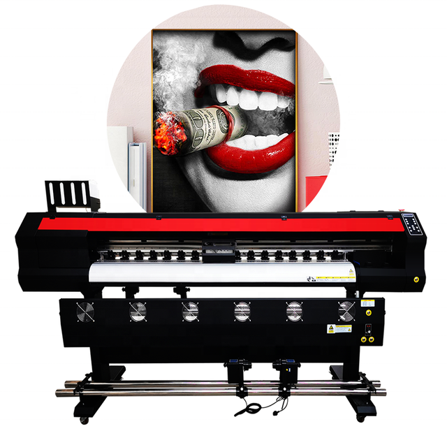 Top Quality Dx7 Print Head High Resolution 4 Color Car Wrap Vinyl 10 Feet 5 Meter Large-Format Printer for Advertise Print