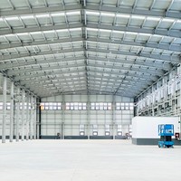 Bâtiment industriel moderne: grandes solutions d'atelier d'entrepôt de hangar d'usine de structure métallique, fabricant professionnel.