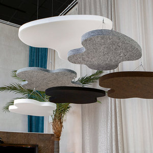 <span class=keywords><strong>Pannelli</strong></span> Acustici Curvi Personalizzati dal Design Grafico Moderno, Assorbenti Acustici in Poliestere, Baffle Fonoassorbente Sospeso a <span class=keywords><strong>Soffitto</strong></span> - Product Image 4