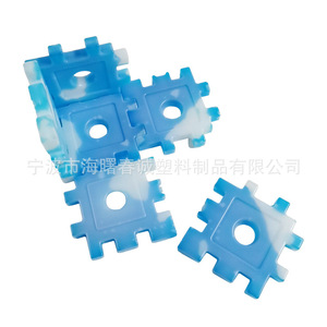 Caja de hielo de plástico reutilizable Chuncheng Building Block, cubo refrigerante para refrigeración y conservación - Product Image 3