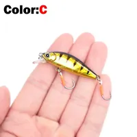OUTKIT 2022 NOUVEAUTÉ Leurre de pêche japonais de conception compacte 3.2g 45mm, Minnow coulant, Mini leurre dur pour Perche, Truite, Black-bass