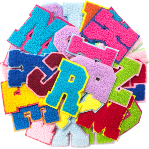 26 petits patchs de broderie alphabet chenille anglais colorés <span class=keywords><strong>sur</strong></span> lettres - Product Image 5