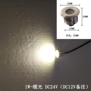 Lumière souterraine 1W DC12V de finition imperméable extérieure d'acier inoxydable <span class=keywords><strong>mini</strong></span> projecteur souterrain enfoncé par <span class=keywords><strong>LED</strong></span> - Product Image 6