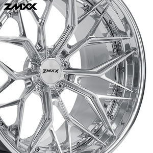 Jante chromée personnalisée 2 pièces 5x114.3 5x120 5x130 pour Mercedes BMW <span class=keywords><strong>corvette</strong></span> C8 18 19 20 21 22 24 26 28 pouces - Product Image 3