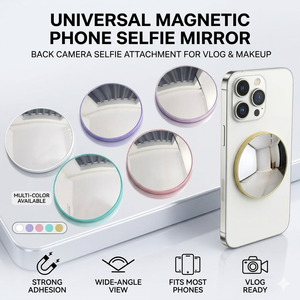 Espejo Magnético Universal MagSafe para Selfies, Espejo Convexo para Vlogs, Accesorio para <span class=keywords><strong>iPhone</strong></span> y Android, Transmisión en Vivo, Cámara Trasera - Product Image 3