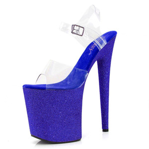 Sandali con Plateau da 20cm con Punta Aperta, Scarpe Sexy da 8 Pollici per Feste, Modelli Fetish, Nightclub e Pole Dance - Product Image 4