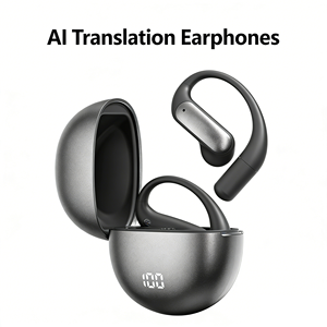 Écouteurs de traduction en temps réel IA BT 5.4 Écouteurs sans fil de sport Musique Jeux d'écran numérique TWS Écouteurs à réduction de bruit - Product Image 1