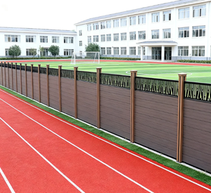 Recinzione WPC <span class=keywords><strong>in</strong></span> <span class=keywords><strong>Legno</strong></span> Resistente all'Usura <span class=keywords><strong>e</strong></span> Impermeabile, Pali <span class=keywords><strong>in</strong></span> Lega di Alluminio, Recinzione WPC per Privacy di Piscine <span class=keywords><strong>e</strong></span> Giardini - Product Image 5