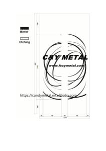 Cabines d'ascenseur en acier inoxydable résistant à la corrosion de plaque métallique décorative de haute qualité - Product Image 6