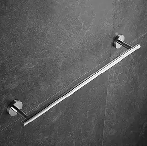 Toallero OEM/ODM para baño Toallero de baño de acero inoxidable 304 Toallero de 24 pulgadas cepillado