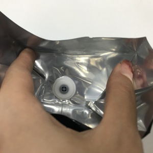 价格好咖啡旅行袋套装绿色咖啡茶袋扣板带阀铝箔侧扣板咖啡袋 - Product Image 4