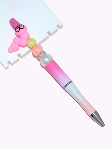 Popular DIY Beadable Pen Surtido Bolígrafo <span class=keywords><strong>Caterpillar</strong></span> Imprimir Cuentas de silicona DIY Beadable Pens - Product Image 3