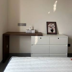 Baru YUBAI Modular ramah lingkungan laci dada meja rias Modern kayu Eropa enam laci cermin berlampu buatan khusus - Product Image 4