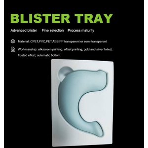 Bandejas de Plástico PS Desechables para Cosméticos, Tipo Clamshell, Directo de Fábrica, con Logotipo Personalizado y Servicio OEM - Product Image 2