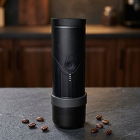 Machine à expresso automatique portable pour voiture et extérieur, charge USB/voiture, pression 20 bars, capacité 3-5 tasses, panier filtrant 58 mm