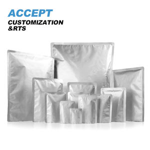 Bolsas de retorta empaquetadas de papel de aluminio OEM y RTS 14x20cm y 15x22cm plástico de Mylar de sellado térmico para almacenamiento de alimentos y chicles - Product Image 1