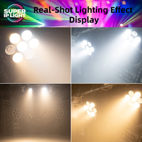 Projecteur LED COB 7x50W, blanc chaud, blanc froid, température de couleur réglable, DMX512, éclairage de surface pour scène, mariage, théâtre, spectacle