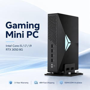 Mini PC Intel I5 I7 I9 I5-9400F I7-9700F I9-9900T, Computadora de Escritorio Pequeña, <span class=keywords><strong>Win</strong></span> 10 Pro Linux 4K, Doble LAN, Una Salida HDMI - Product Image 2