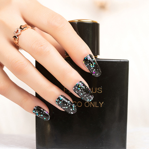 Decoración de <span class=keywords><strong>Uñas</strong></span>, Juego de Adhesivos Brillantes para <span class=keywords><strong>Uñas</strong></span>, Tiras de <span class=keywords><strong>Gel</strong></span> para <span class=keywords><strong>Uñas</strong></span> No Tóxicas, Adhesivos Decorativos - Product Image 2