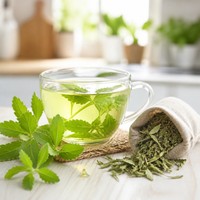 Thé aux feuilles de stévia naturelles séchées 500g en vrac, édulcorant sans sucre en feuilles pour une boisson saine