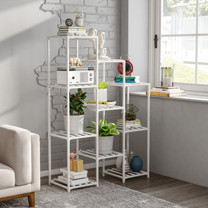 Soporte de bambú para plantas, soporte de suelo para macetas de suculentas de varias capas para sala de estar interior, soporte de madera maciza para plantas de porche. - Product Image 1