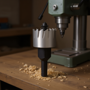 Hoja de sierra excéntrica HSS E para taladrar madera y metal, diámetro de 12 mm - Product Image 3