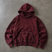 Hoodies Hommes Premium Personnalisables de Luxe en Strass – Vente en Gros de Streetwear de Haute Qualité