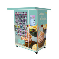 Vente directe usine : Distributeur automatique de gâteaux professionnel, acceptant les cartes de crédit et les pièces de monnaie, avec fonctionnalité QR Code
