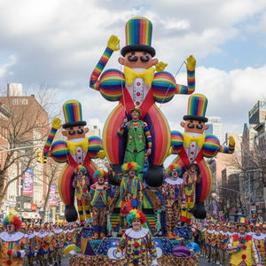 Costume de Clown Gonflable Surdimensionné Airvon pour Spectacles de Festival, Défilés Urbains, Divertissements de Carnaval, Public - Product Image 1