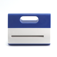Machine de découpe et d'embossage électrique Ariste 26046 A4 pour scrapbooking et loisirs créatifs, style féerique bleu + blanc