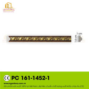 Moulures murales en PS imperméables à grain de bois, vente en gros d'usine |   Moulures décoratives en polystyrène pour murs intérieurs PC161 - Product Image 3