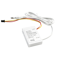 AC110V 220V 12W 1A Colokan EU Tersembunyi Satu/Tiga Warna Lampu Cermin LED Satu Tombol Pengatur Peredupan Sensor Sentuh