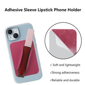 ที่ใส่ลิปบาล์มซิลิโคนสำหรับเคสโทรศัพท์ iPhone และ Android ที่ยึดติดด้านหลังเคสโทรศัพท์แบบนิ่ม ปลอกใส่ลิปสติก - Product Image 4