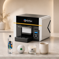 Giftec Apollo 34v 3042 UV CCD Printer Desktop A3 Mini UV Printer UV Hybrid dengan XP600 cangkir botol cetak lilin Golf