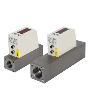 SUTO-Medidor compacto de flujo másico para aplicaciones de vacío, medidor de sensor de flujo másico térmico, acondicionador de flujo en línea