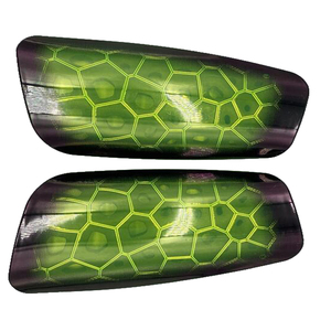 Compra de pánico Diseño popular Resina + EVA Crystal Shin Guard Aceptar personalización Múltiples tamaños Equipo de Protección deportiva - Product Image 6