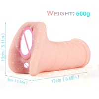 Jouet sexuel réaliste en silicone en forme de fesses, vagin et anus, économique, pour homme, godet de masturbation, poupée d'amour