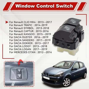 Renault trafic Clio <span class=keywords><strong>MK</strong></span> <span class=keywords><strong>IV</strong></span> 2013 2017 nút điều khiển cửa sổ xe điện 7pins New oem254118044r 117873r Phụ Kiện Xe Hơi - Product Image 3