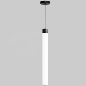 Çin fabrika yuvarlak silindir LED lineer avize ışık 50mm çap entegre led doğrusal ışık floresan lamba yerine