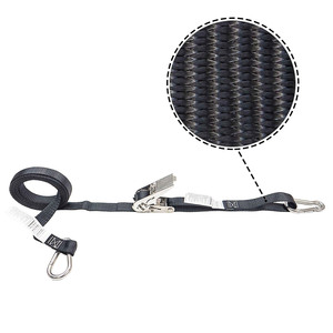 Cinta de Amarração de Carga Preta 1"X10' 500lbs com Catraca de Aperto Manual e Clipes Mosquetão - Product Image 5
