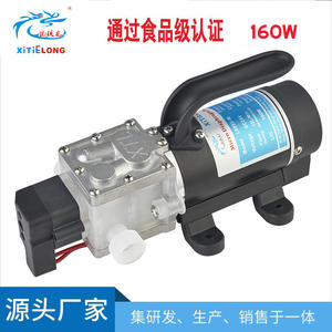 Pompes à eau miniatures à diaphragme auto-amorçantes de qualité alimentaire 160W fournie par le fabricant pour le vin, la cuisine, les boissons, les machines à vin - Product Image 2