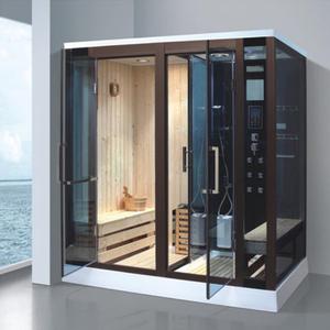 Ensemble de bain et <span class=keywords><strong>douche</strong></span> à vapeur, mobilier traditionnel, mini <span class=keywords><strong>cabine</strong></span>, salle de <span class=keywords><strong>sauna</strong></span>, en bois, en promotion, - Product Image 1