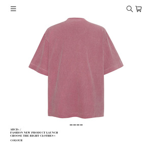 Camiseta de Manga Corta de Algodón Puro Lavado con Estampado de Personajes, Estilo Desgastado, para <span class=keywords><strong>Hombre</strong></span> y Mujer, Marca de Moda, Ropa Holgada, Venta al por Mayor Transfronteriza - Product Image 3