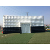 Tente gonflable à Led, tente de chapiteau gonflable, cube de fête, tente de discothèque pour fête
