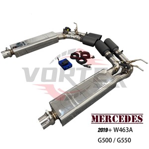 Vortex Remote Control Valved Stainless <b>Exhaust</b> System For Benz W463A G550 2016+ V8 Sound Tuning Upgrade Parts - Product Image 5