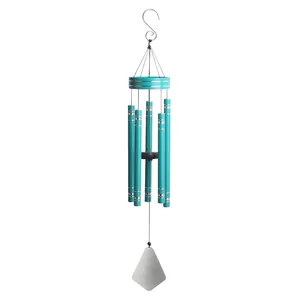 Hot Selling Outdoor 33inches 5 Metal Aluminum Tube Gift Home Decorations Large Wind Chimes